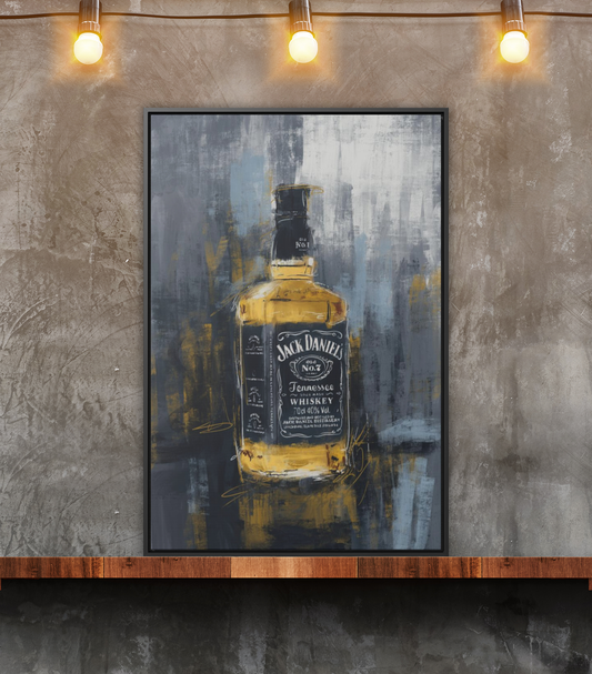 Tennessee Whiskey Gallery Wrapped Print with Black Frame