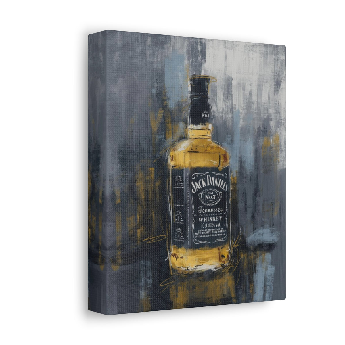 Tennessee Whiskey - Satin Canvas Print