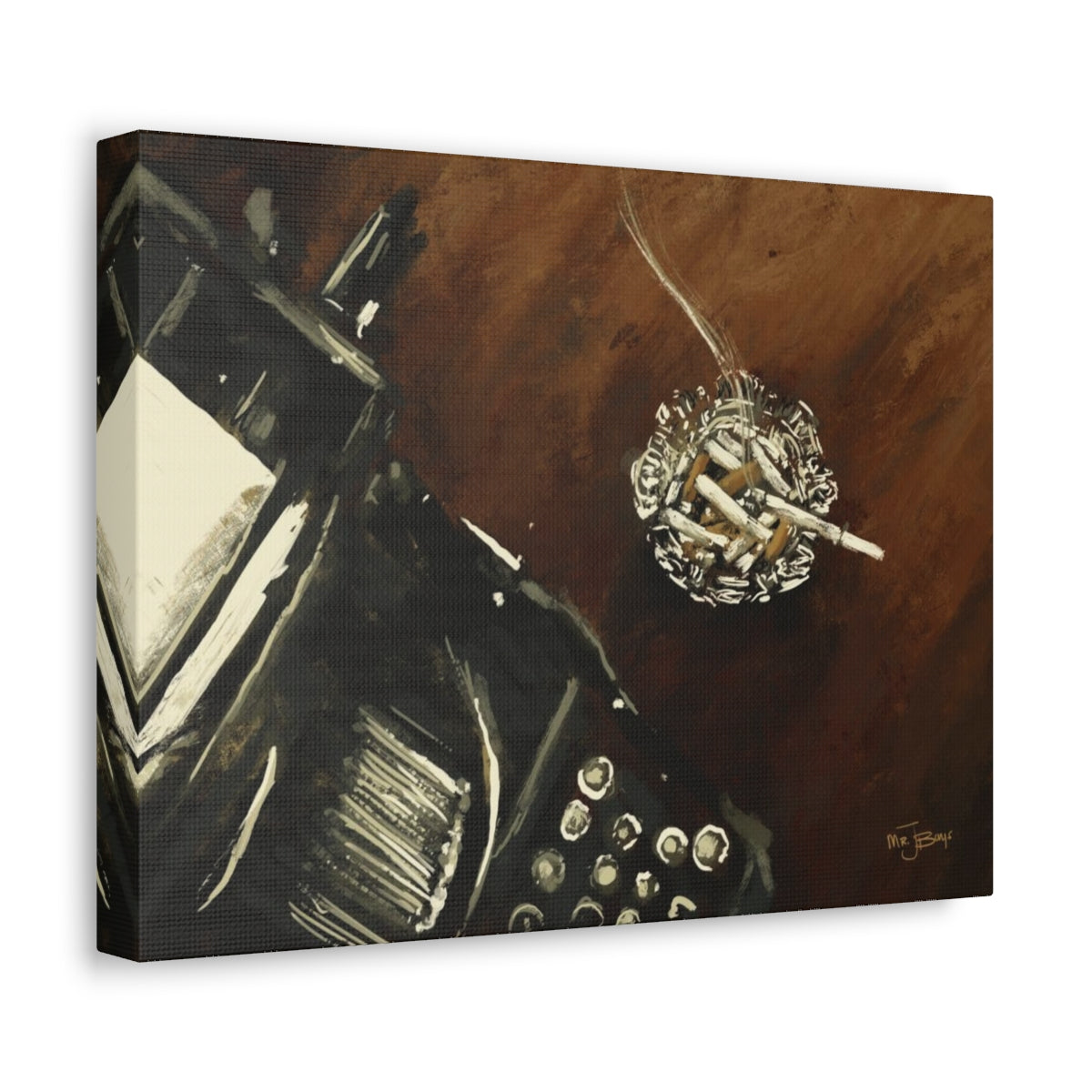 Midnight Inspiration - Satin Canvas Print