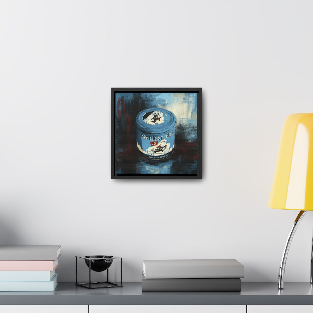 Gentlemen’s Vice – Retro Tin-Inspired Framed Canvas