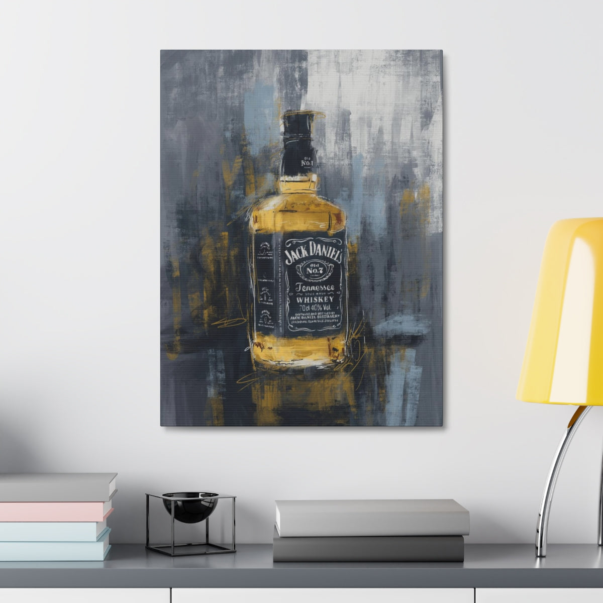 Tennessee Whiskey - Satin Canvas Print