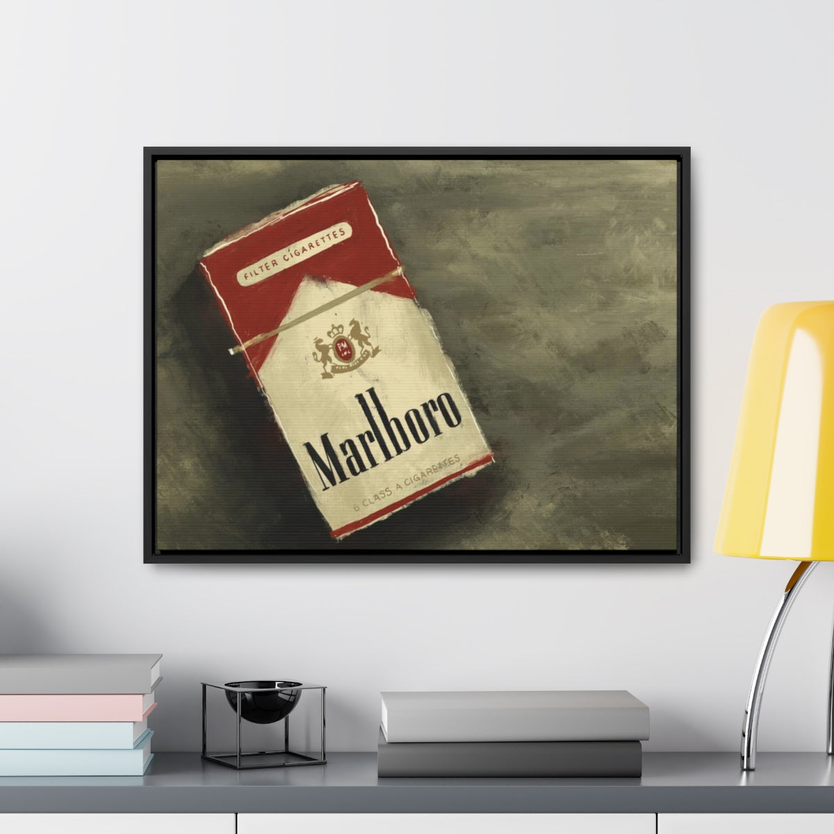 Vintage Reds - Gallery Wrapped Canvas with Black Frame