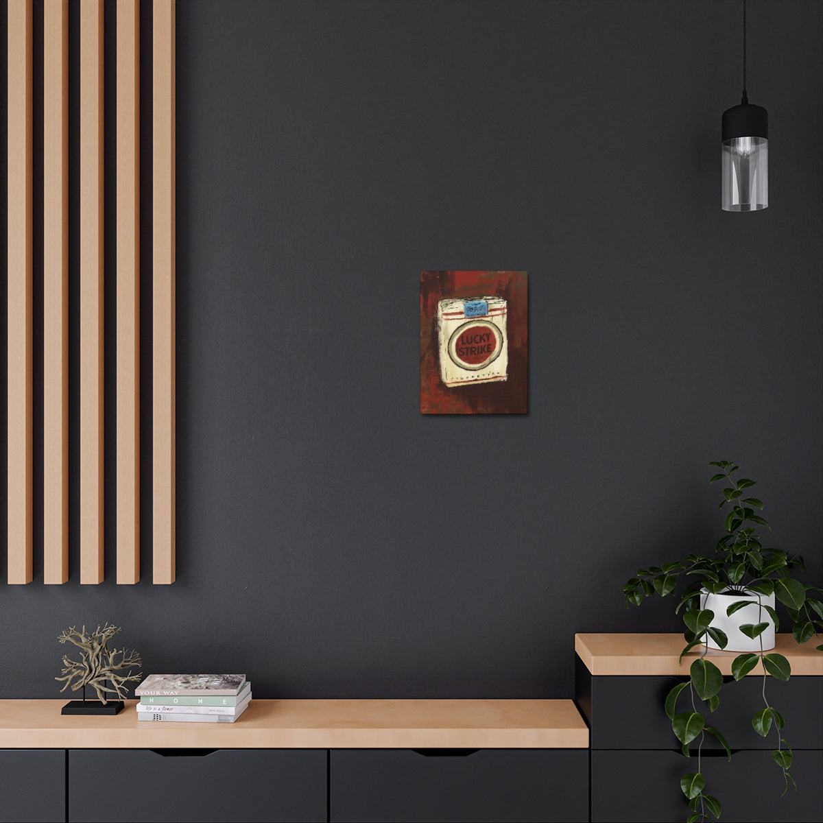 Lucky Burn – Vintage-Inspired Canvas Print