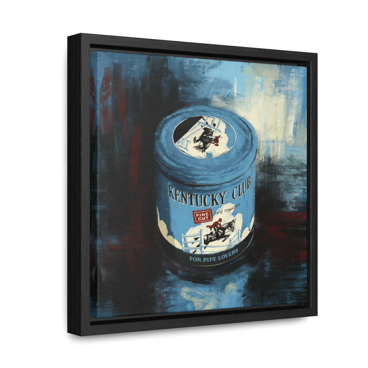 Gentlemen’s Vice – Retro Tin-Inspired Framed Canvas