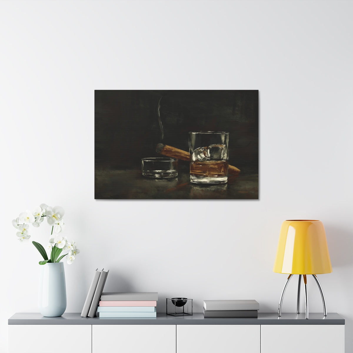 Nightcap Mood - Satin Canvas
