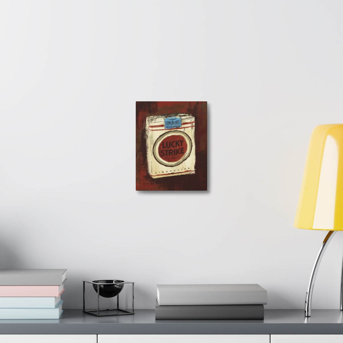 Lucky Burn – Vintage-Inspired Canvas Print