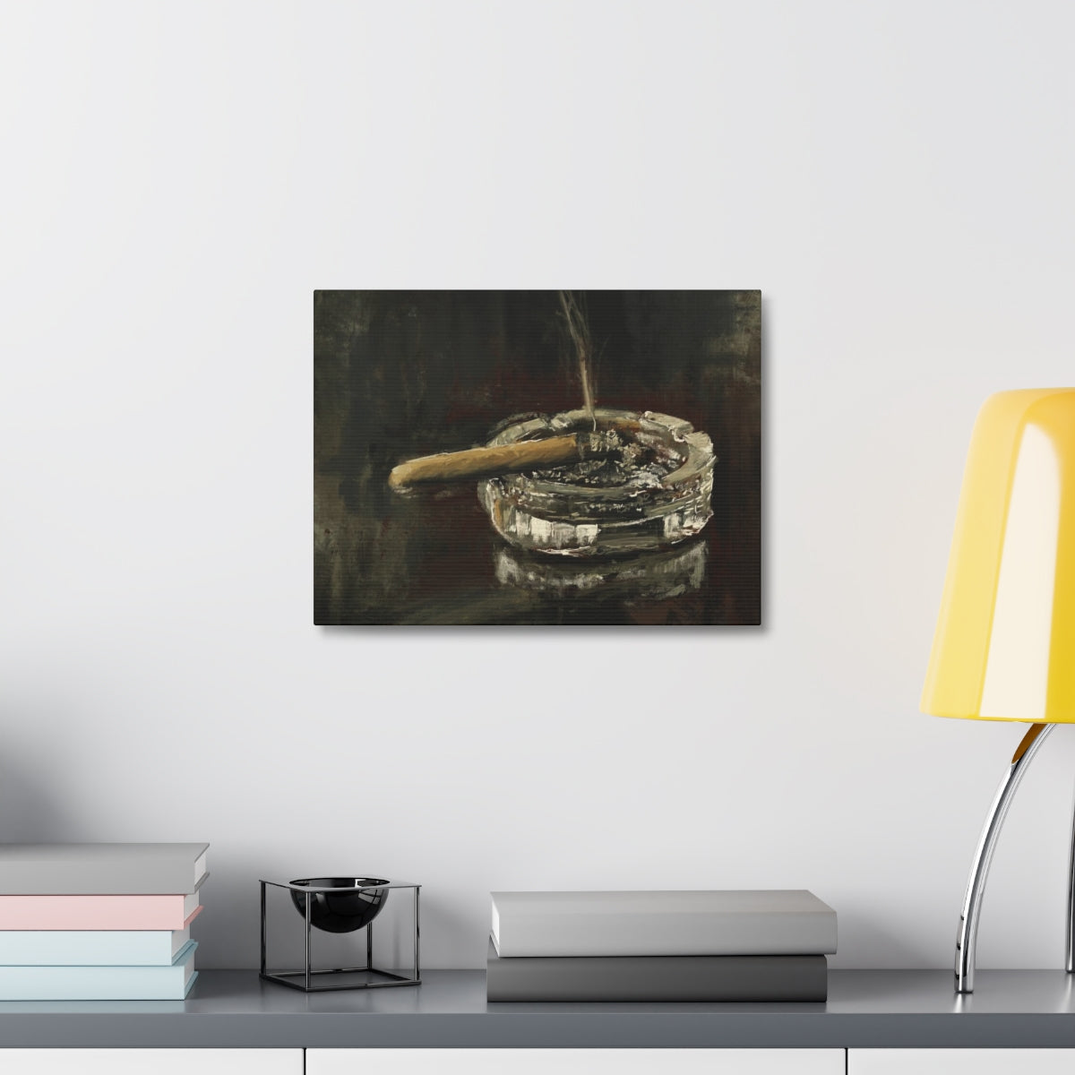 Deep in Contemplation - Satin Canvas Print