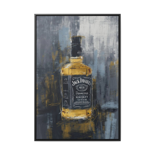 Tennessee Whiskey Gallery Wrapped Print with Black Frame