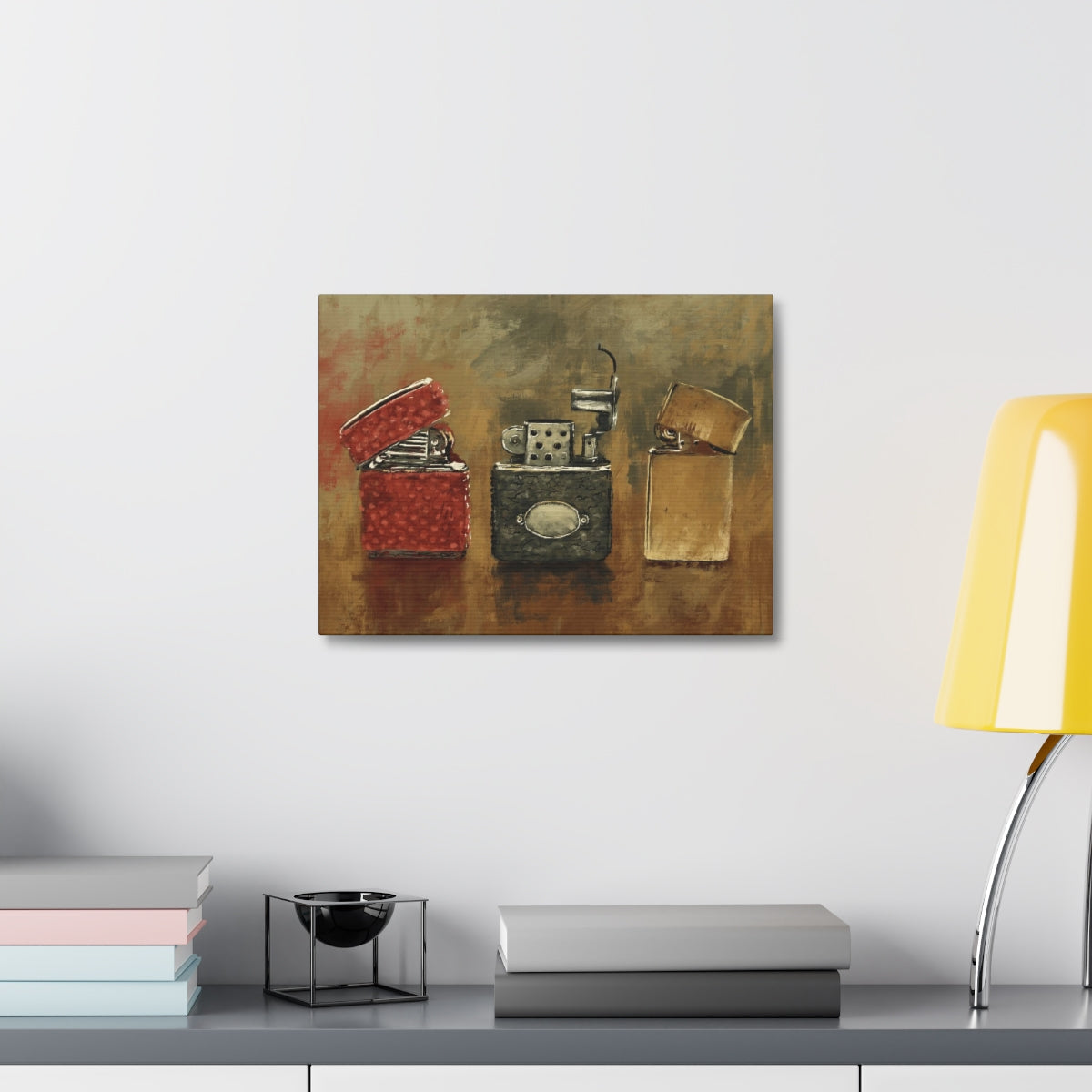 Old Flame - Vintage Lighter Art Canvas