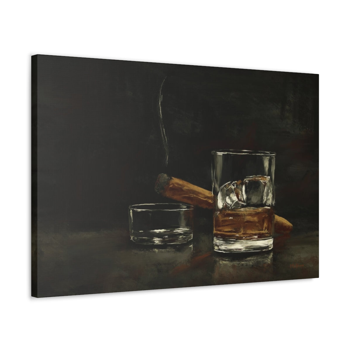 Nightcap Mood - Satin Canvas
