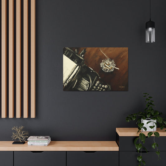 Midnight Inspiration - Satin Canvas Print