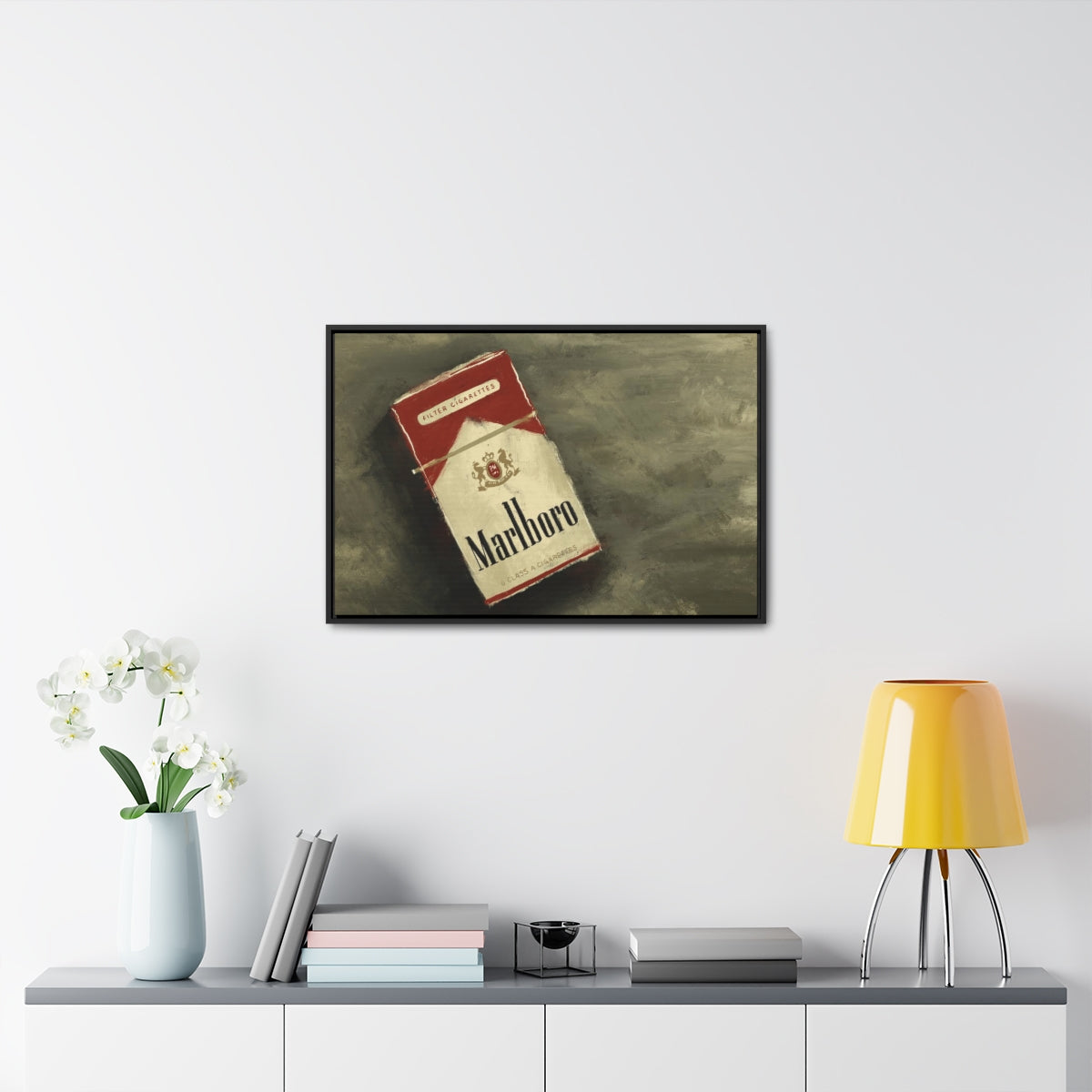 Vintage Reds - Gallery Wrapped Canvas with Black Frame