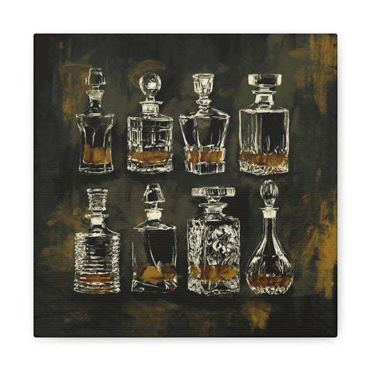 The Good Pour Whiskey Art Canvas