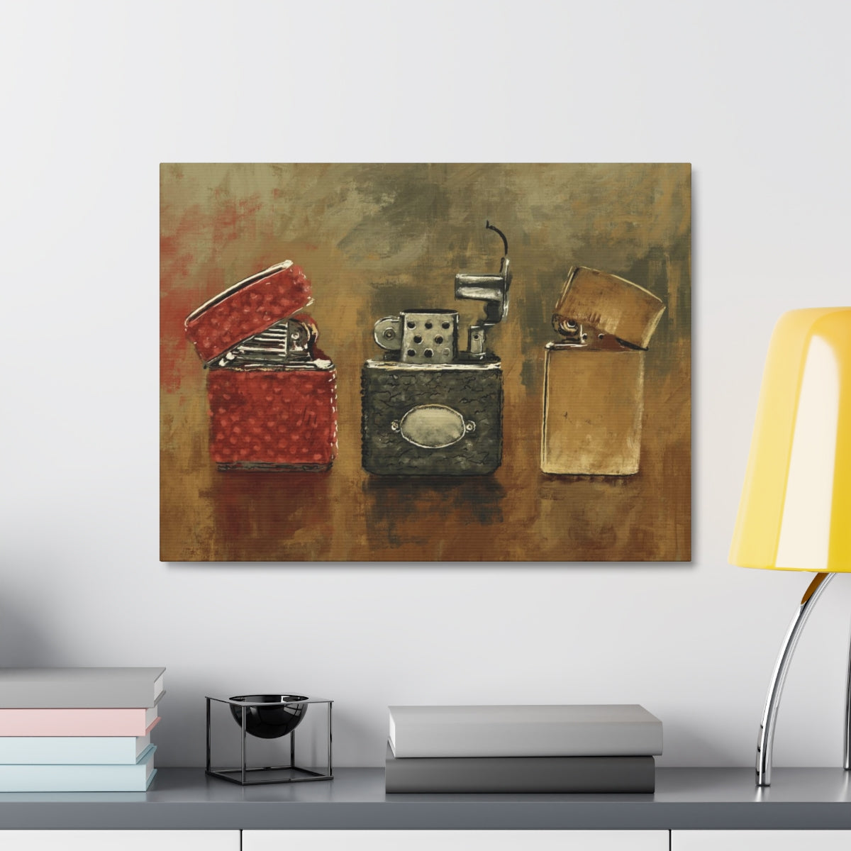 Old Flame - Vintage Lighter Art Canvas