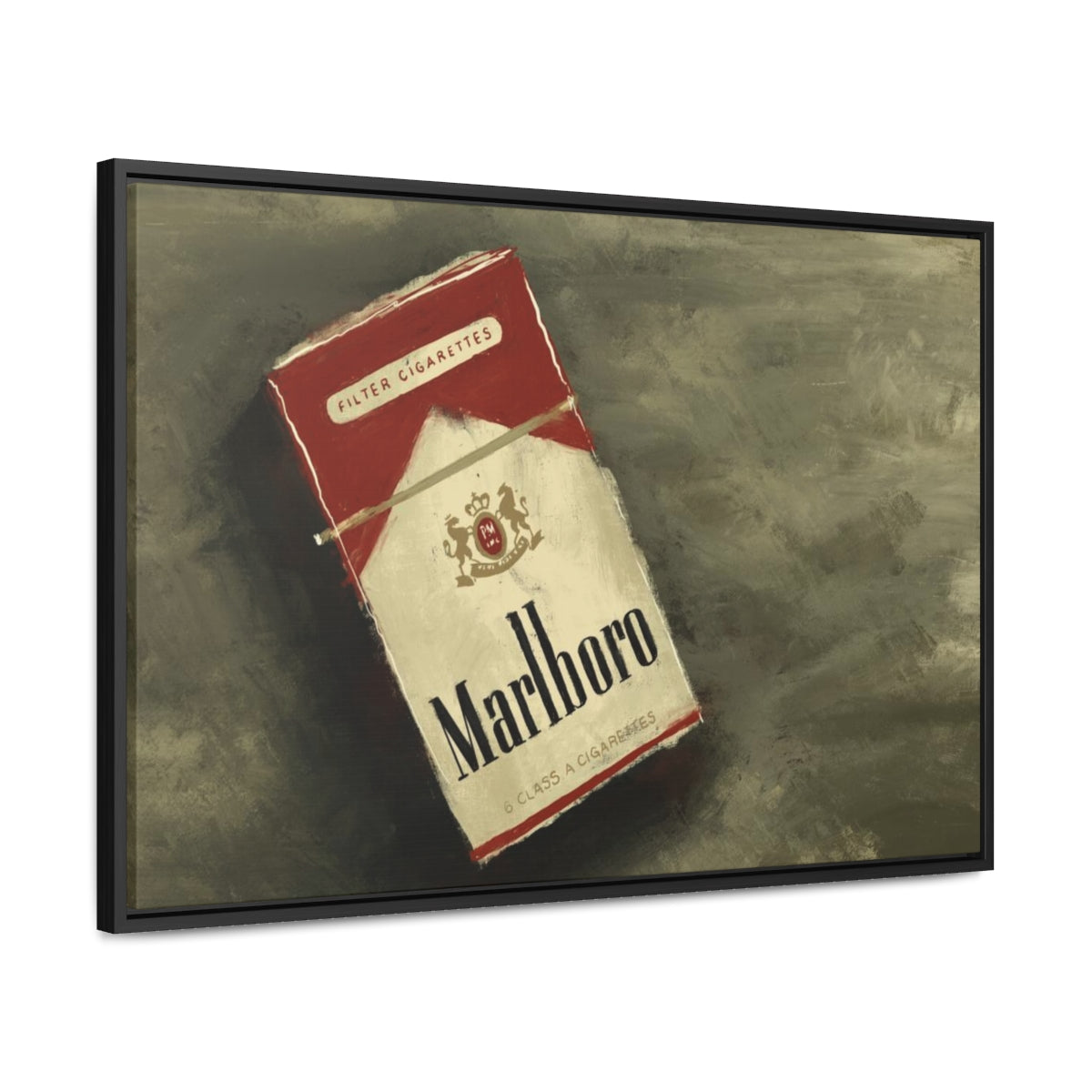 Vintage Reds - Gallery Wrapped Canvas with Black Frame