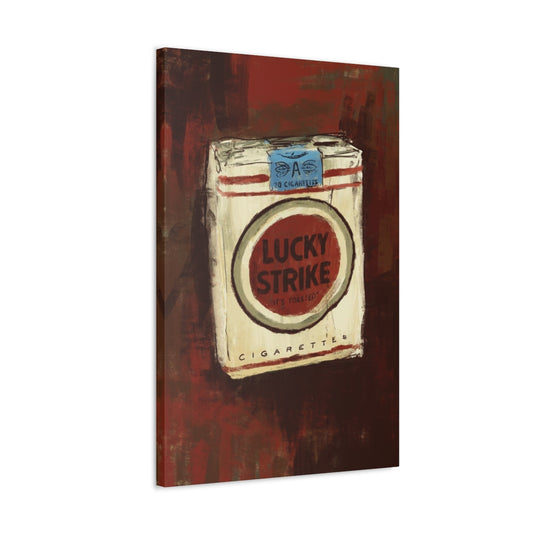 Lucky Burn – Vintage-Inspired Canvas Print