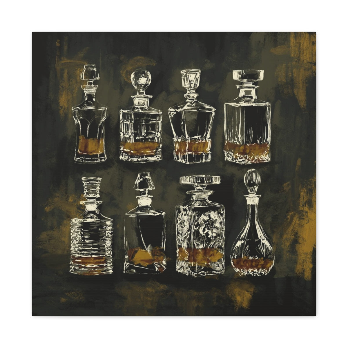 The Good Pour Whiskey Art Canvas
