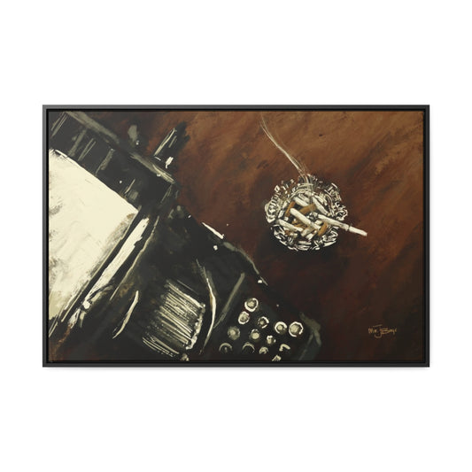 Midnight Inspiration - Gallery Wrapped Canvas with Black Frame