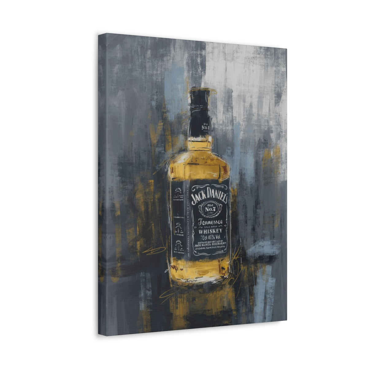 Tennessee Whiskey - Satin Canvas Print