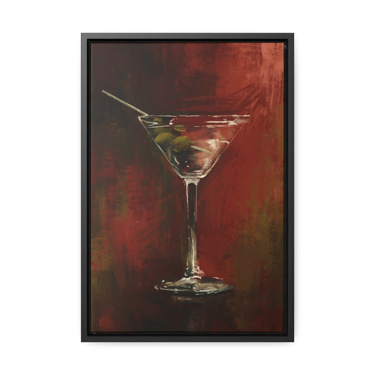 Martini Time - Satin Canvas Print