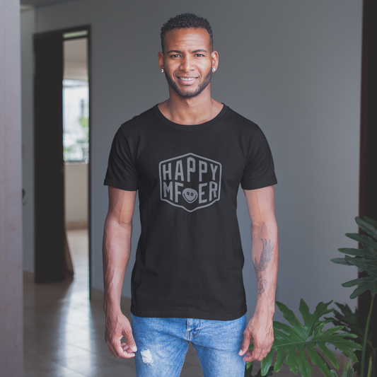 Happy M.F. Emblem Tee – Unisex Jersey