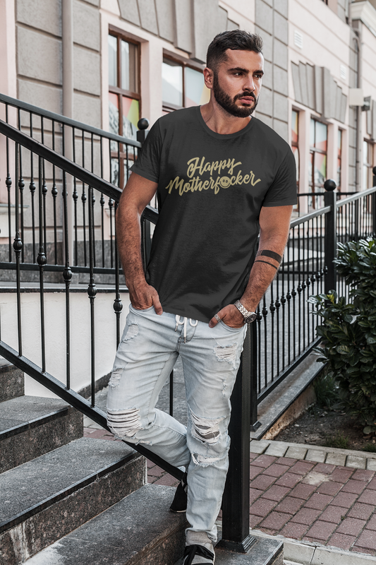 Happy MF’er Script Tee